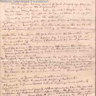Judge George Summers speech, no date