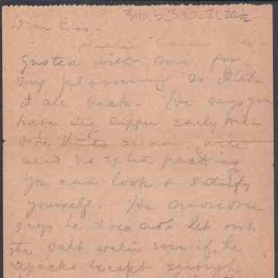 George W. Summers from Lucy W. Summers, no date