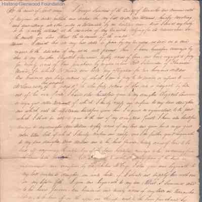 Col. George W. Summers' will, 1816