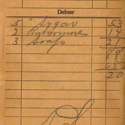 Receipt, 1919