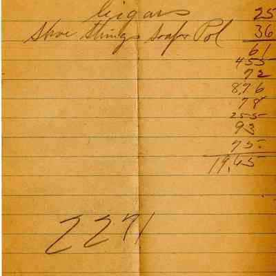 Receipt, 1920