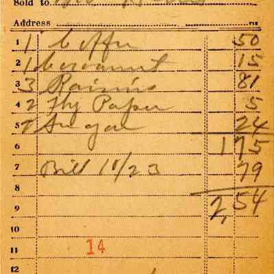 Receipt, 1919