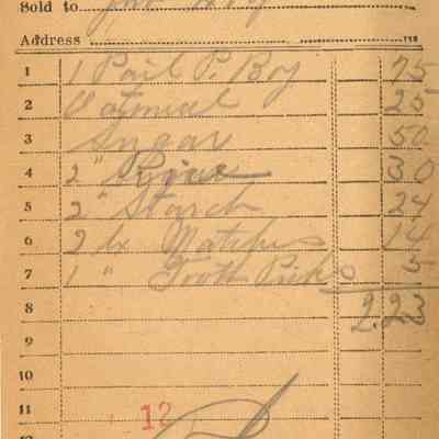 Receipt,1919
