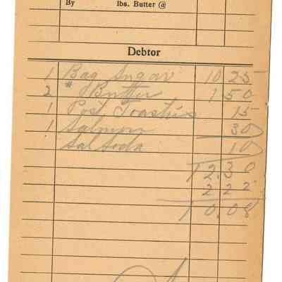 Receipt, 1919