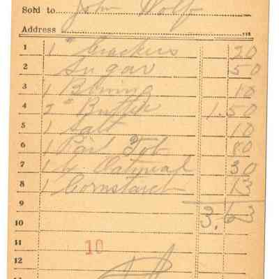 Receipt, 1919