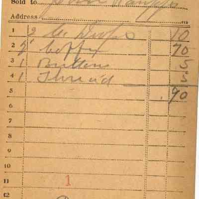 Receipt,1919