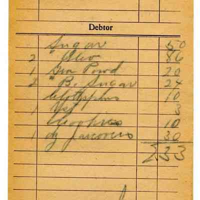 Firnbach and Raupp Receipt 1919