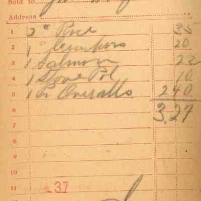 Receipt, 1920