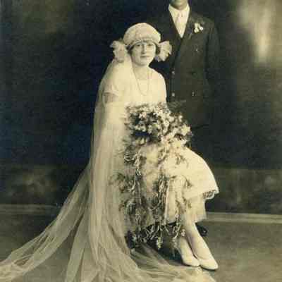 Gerhard Raupp and Myrtle Sieg wedding portrait