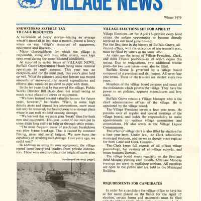 BG Village News 1979
