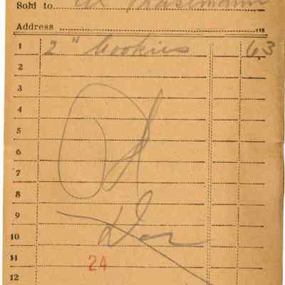 Receipt,1918