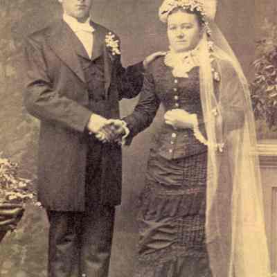 John Raupp and Maria Weidner wedding portrait