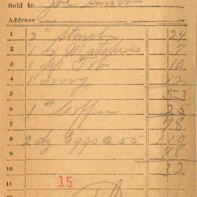 Receipt,1919