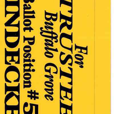 Windecker Trustee Bumper Sticker