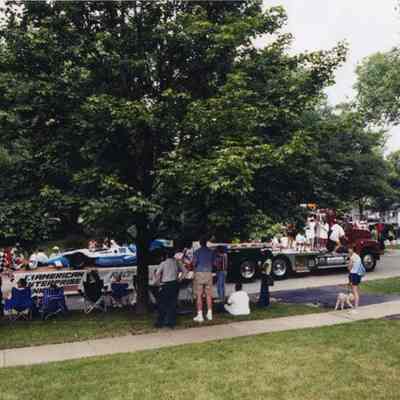 Buffalo Grove Days Parade race car float