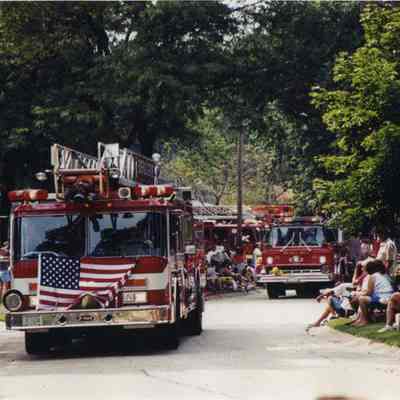 Buffalo Grove Days Parade firetrucks