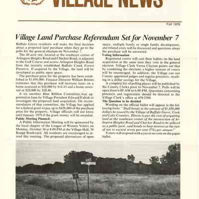 BG Village News 1978