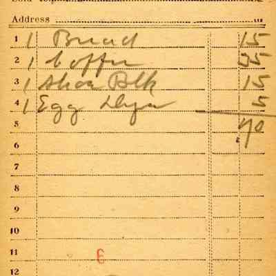 Firnbach and Raupp Receipt 1919
