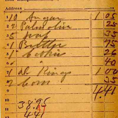 Receipt,1919