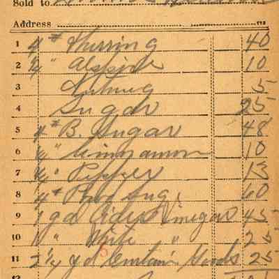 Receipt, 1919