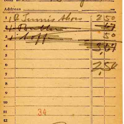 Receipt, 1920