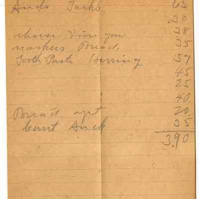 Receipt, 1919