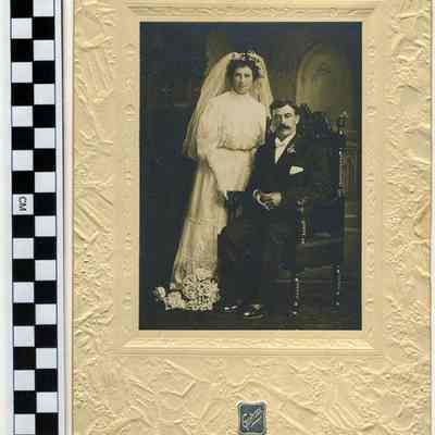 Michael Raupp and Mary Theresa Nickol wedding portrait
