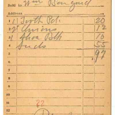 Receipt, 1919