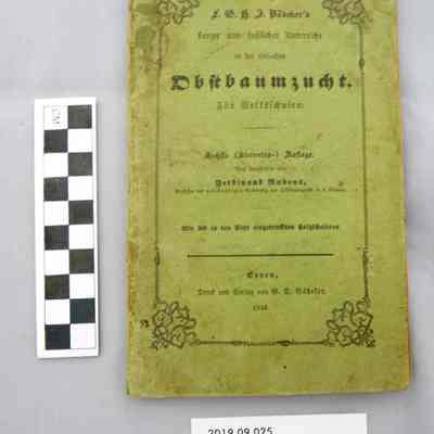 F.G.H. J. Badeker's furzer und fablicher Unterricht in der einfachen Dbsstbaumzucht fur Bolfssschulen