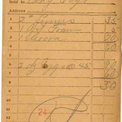 Receipt,1919