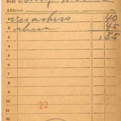 Receipt, 1920