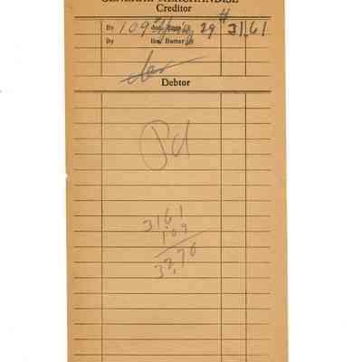 Firmbach and Raupp Receipt 1919