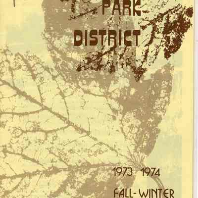 Buffalo Grove Park District 1973-1974 Fall-Winter Recreation Programs