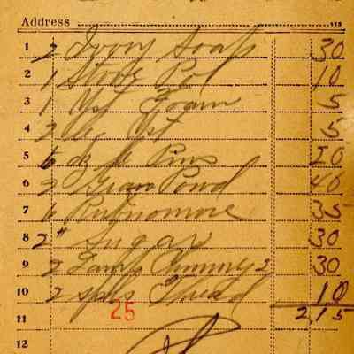 Receipt, 1919