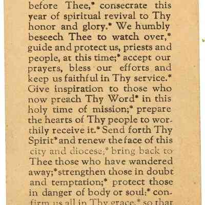 Prayer Card