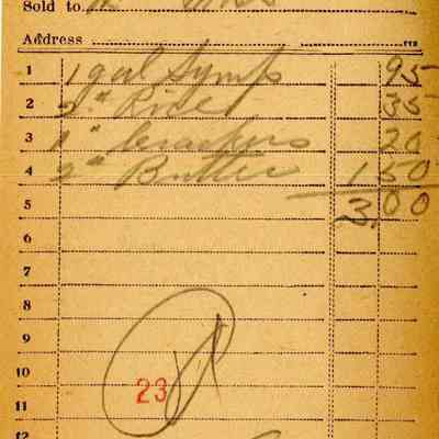 Receipt, 1920