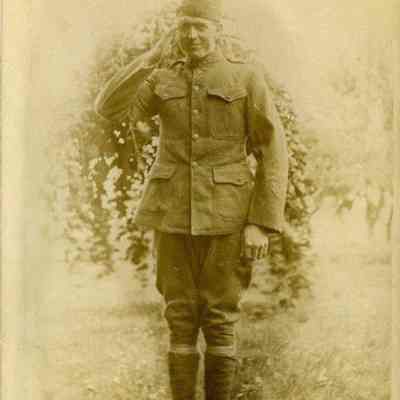 Postcard of Bernard Raupp, C. 1917