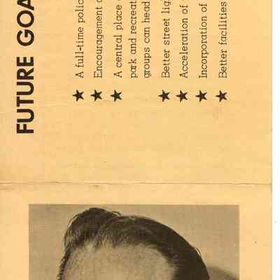 Pamphlet for Herb Dorner, 1961