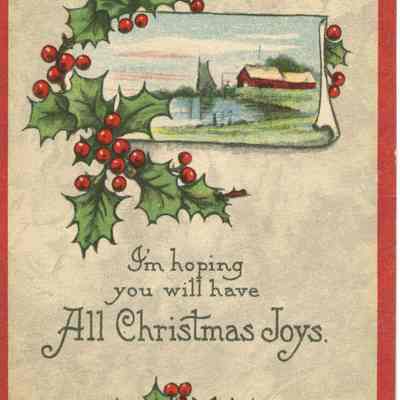 Leikam Christmas Postcard