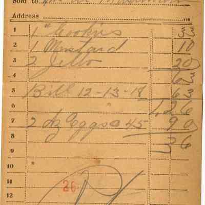 Receipt,1919