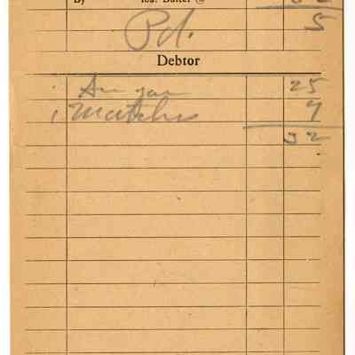 Receipt, 1919
