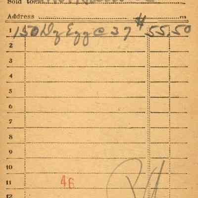Firnbach and Raupp Receipt 1919