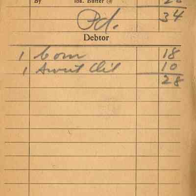 Receipt, 1920