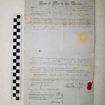 Land Deed, 1858.