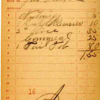 Receipt, 1920