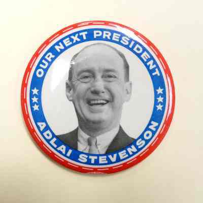 Adlai Stevenson Campaign Button