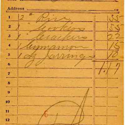 Receipt, 1920