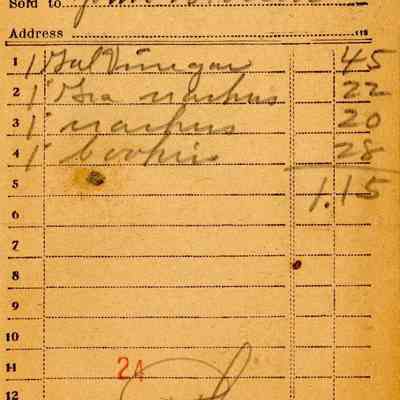Receipt, 1919