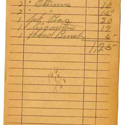 Receipt, 1919