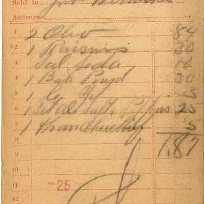 Receipt, 1920